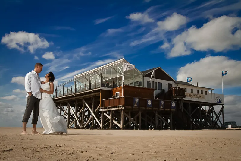 After Wedding Shooting in Sankt Peter Ording – Foto