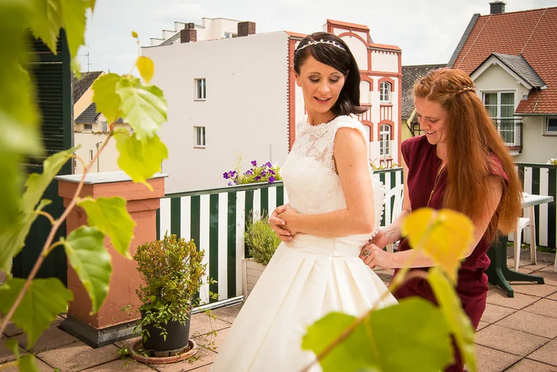 Hochzeit auf der Burg Crass in Eltville am Rhein – Foto