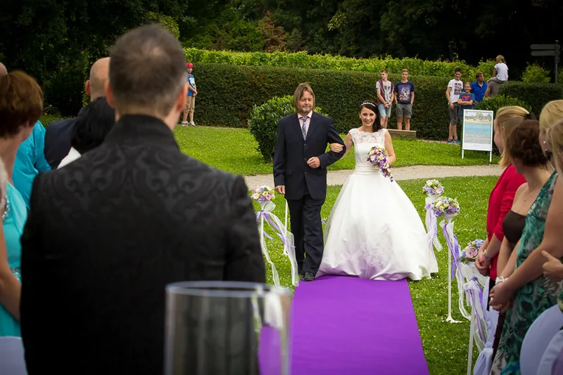 Hochzeit auf der Burg Crass in Eltville am Rhein – Foto