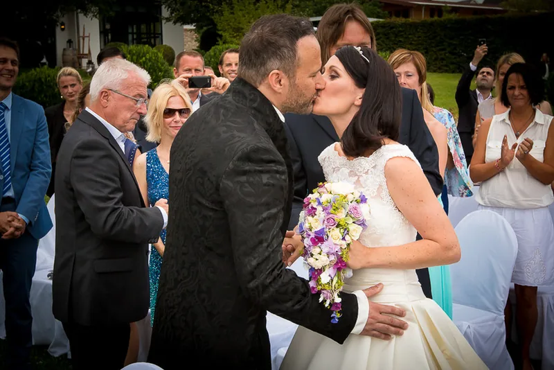 Hochzeit auf der Burg Crass in Eltville am Rhein – Foto