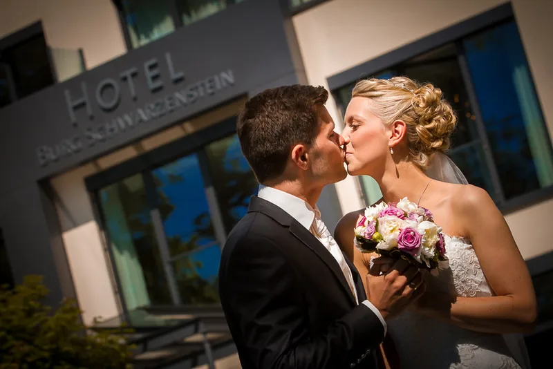 Hochzeit auf Burg Schwarzenstein in Geisenheim – Foto