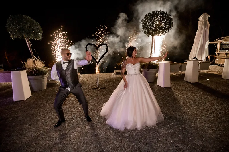 Hoher Darsberg Hochzeit – Brautstrauß über dem Neckar