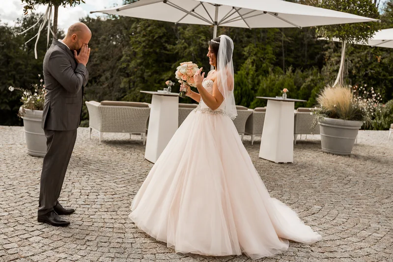 Hochzeit über Hirschhorn am Neckar – Hoher Darsberg im Abendlicht