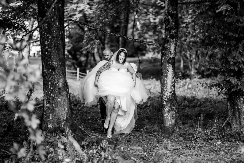 Hochzeit über Hirschhorn am Neckar – Hoher Darsberg im Abendlicht